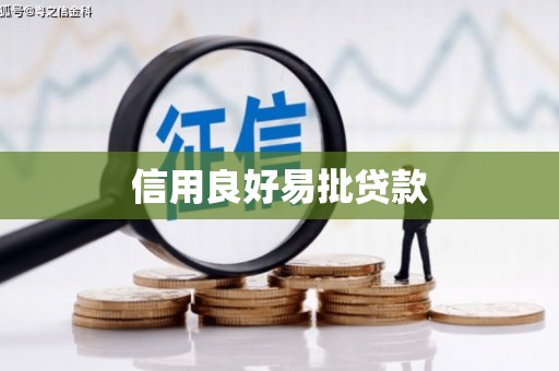 陕西信用良好易批贷款