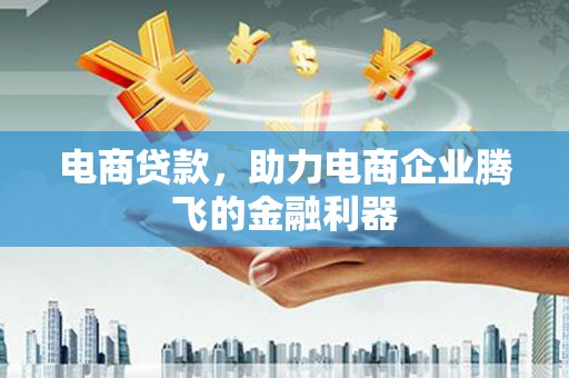陕西电商贷款，助力电商企业腾飞的金融利器
