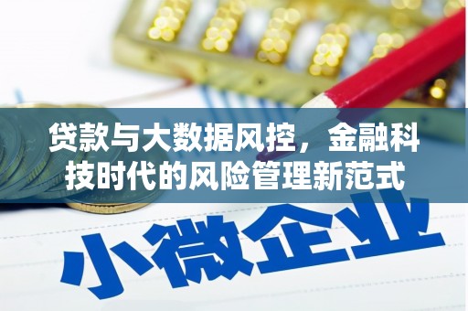 陕西贷款与大数据风控，金融科技时代的风险管理新范式