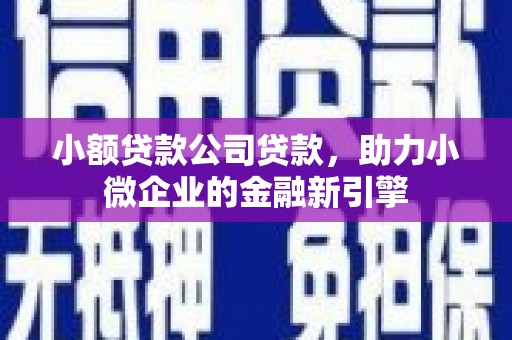 陕西小额贷款公司贷款，助力小微企业的金融新引擎