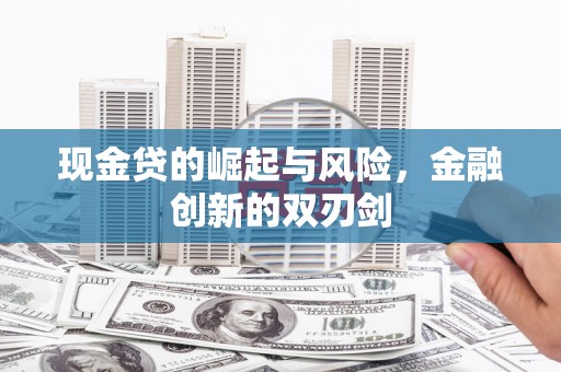 陕西现金贷的崛起与风险，金融创新的双刃剑