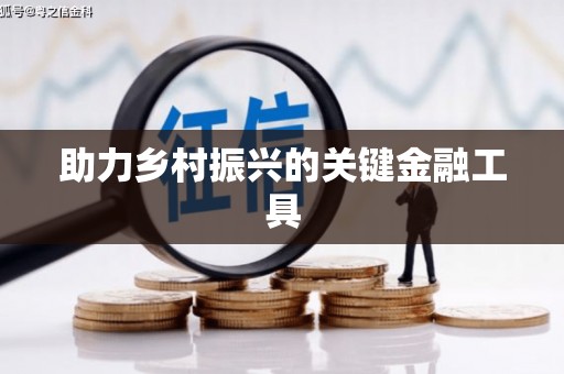 陕西助力乡村振兴的关键金融工具