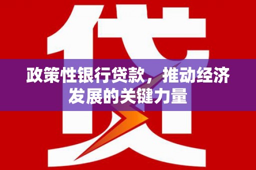 陕西政策性银行贷款，推动经济发展的关键力量