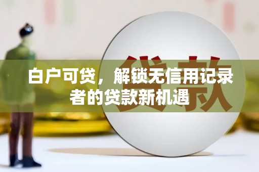 陕西白户可贷，解锁无信用记录者的贷款新机遇