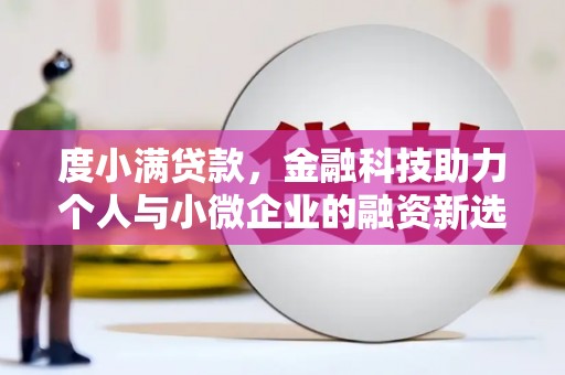 陕西度小满贷款，金融科技助力个人与小微企业的融资新选择