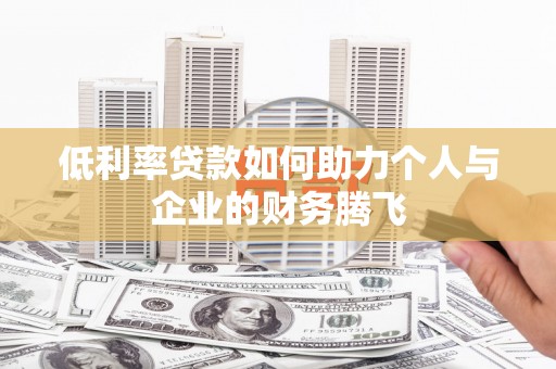陕西低利率贷款如何助力个人与企业的财务腾飞
