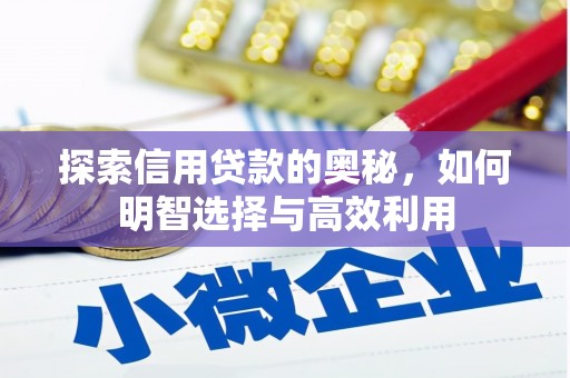 陕西探索信用贷款的奥秘，如何明智选择与高效利用
