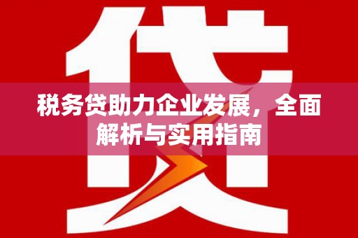 陕西税务贷助力企业发展，全面解析与实用指南