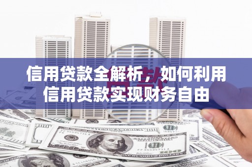 陕西信用贷款全解析，如何利用信用贷款实现财务自由