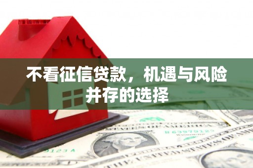 陕西不看征信贷款，机遇与风险并存的选择